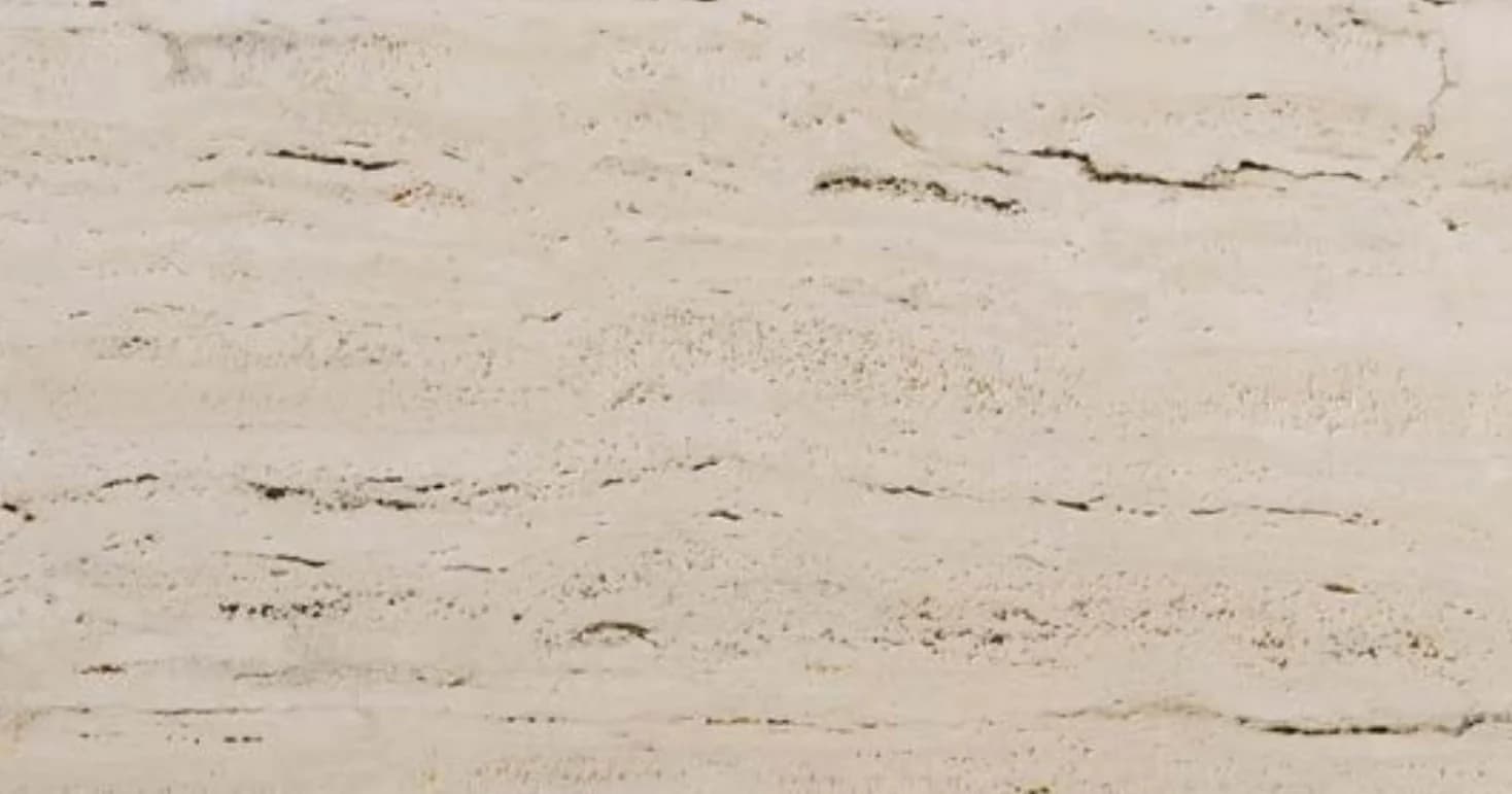 Crystal travertine, honed and unfilled