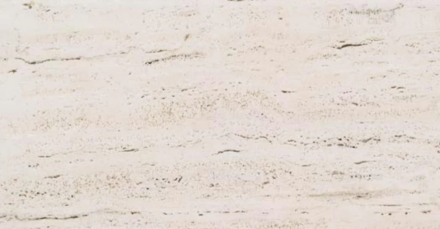 Crystal travertine, sandblasted