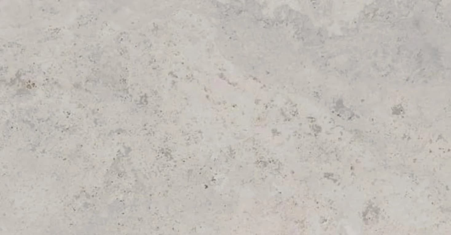 Ocean Blue travertine, cross cut, filled and sandblasted