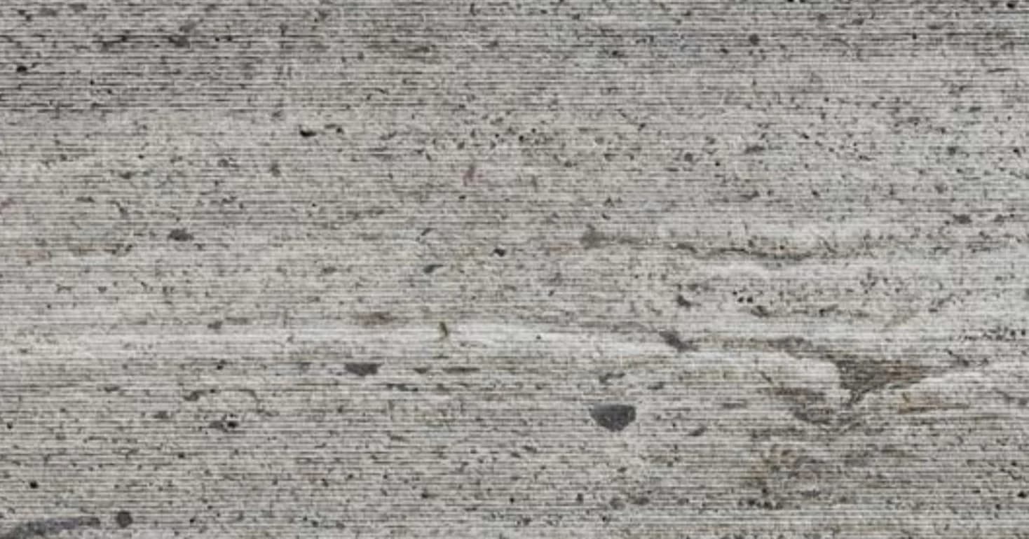 Titanium travertine, scratched