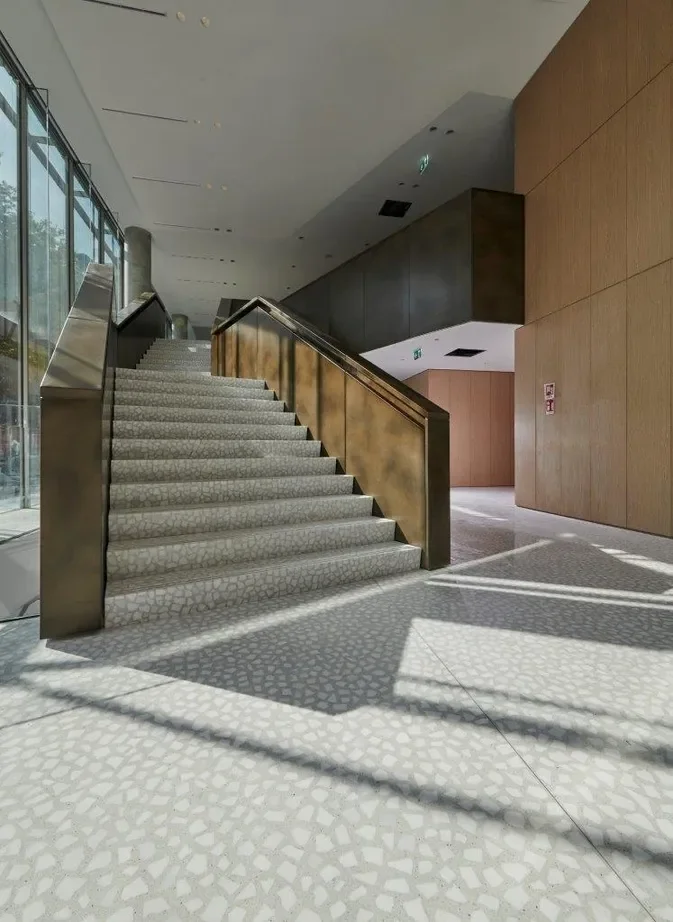Terrazzo floor and staircase