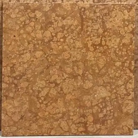 Giallo Reale marble slab with ochre tones
