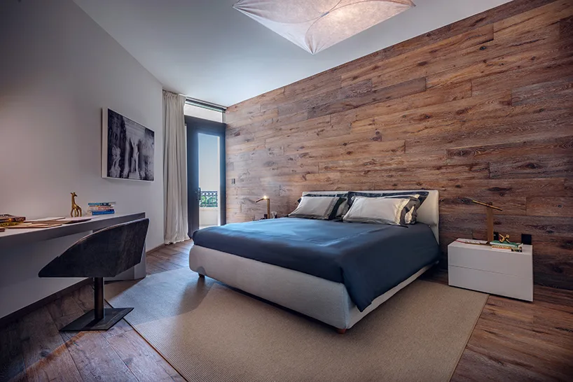 Wood floor detail at Palazzo del Sol
