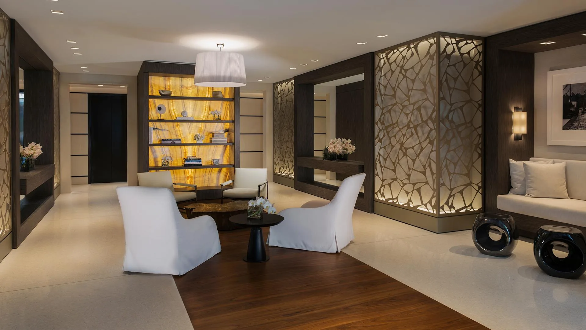 Room at Palazzo del Sol finished in oak flooring