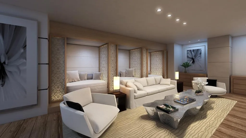 Room at Palazzo del Sol with wood flooring