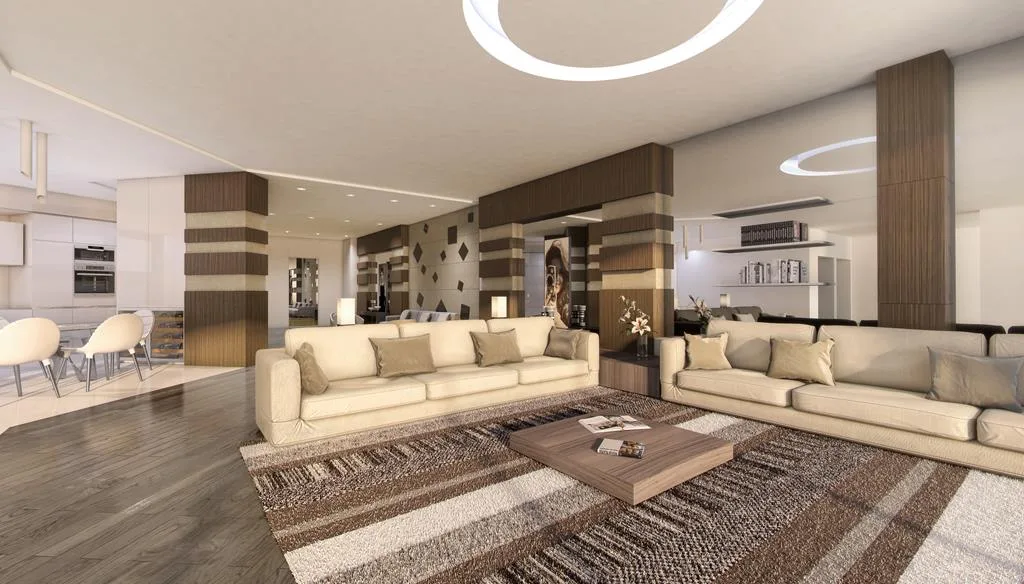 Oak plank flooring at Palazzo del Sol