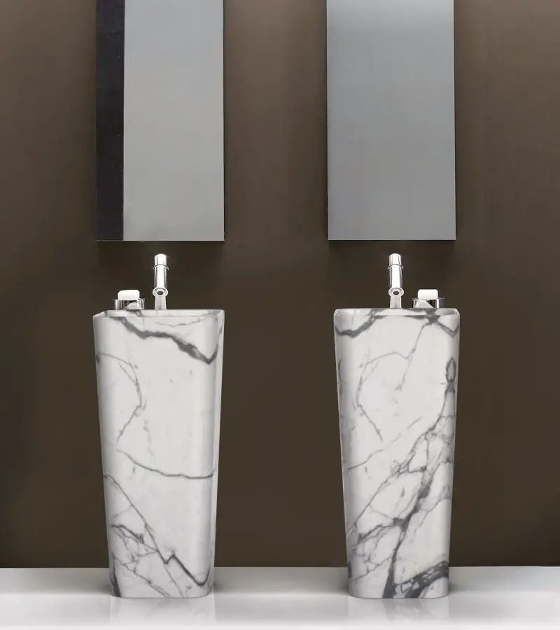 Cono High freestanding marble washbasin, view 6