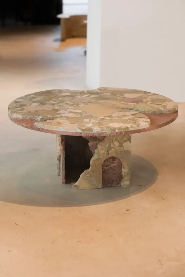 Empire marble coffee table, view 3