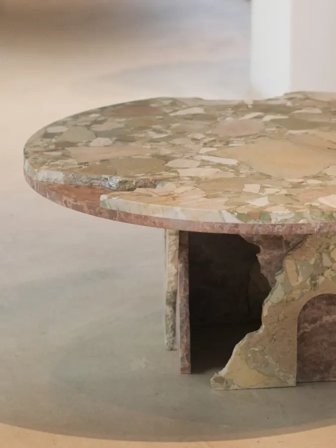 Empire marble coffee table, view 5