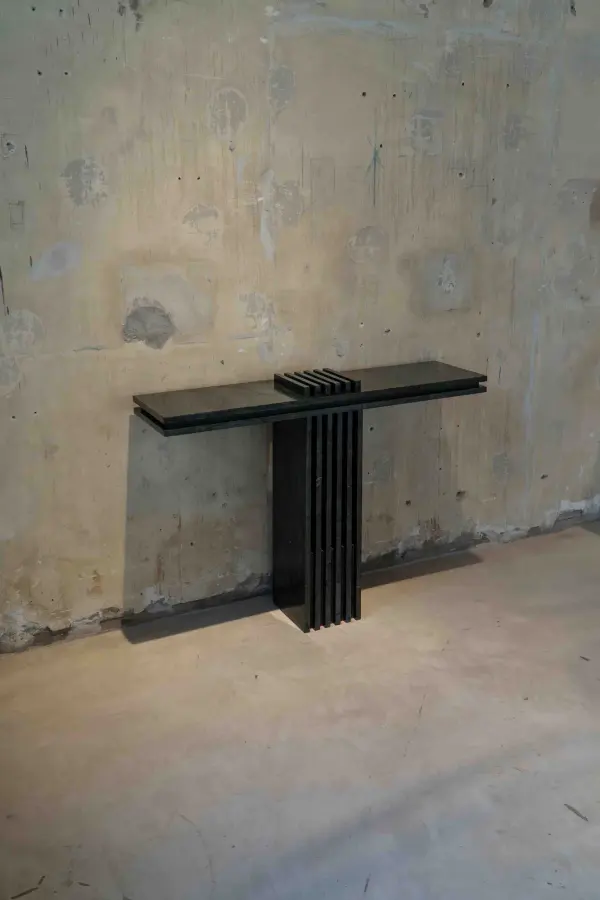 Piano marble console, view 2