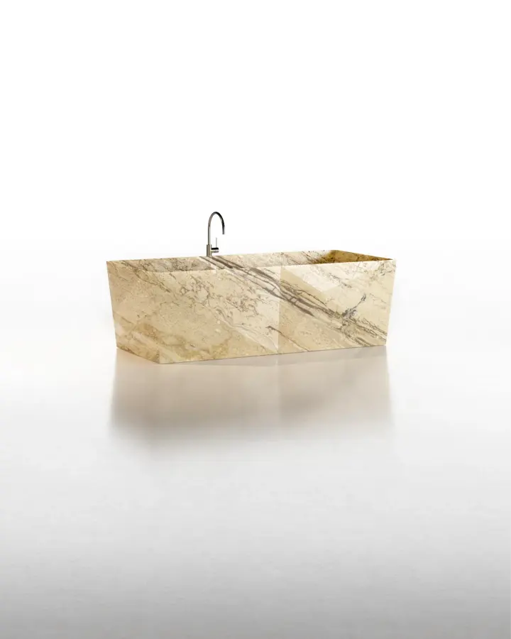 Punta Bath marble bathtub, view 4