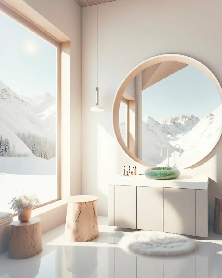 Roll Ball countertop marble washbasin in Verde Giada