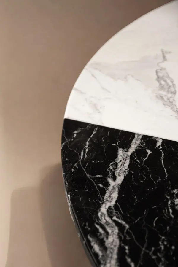 Stilla marble dining table, view 4