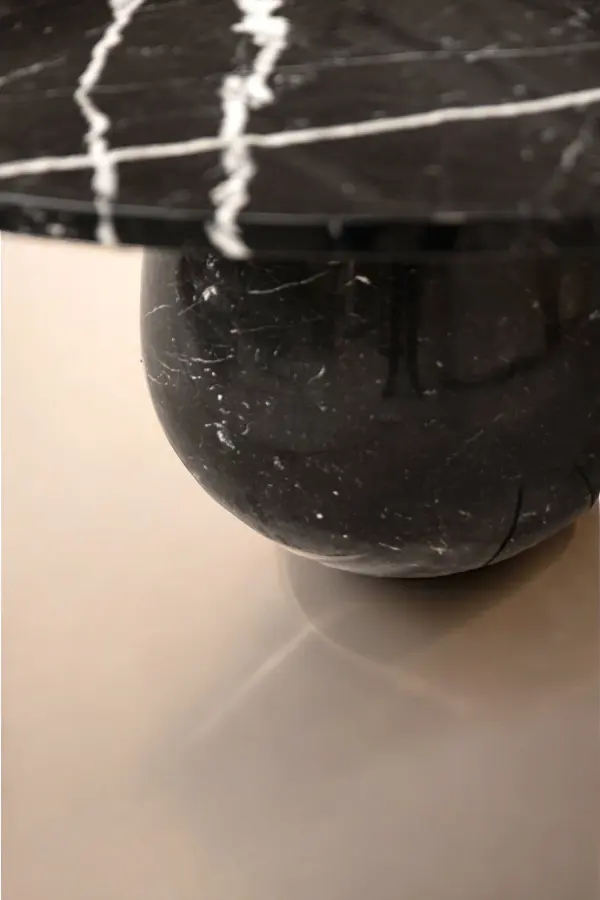 Stilla marble dining table, view 5