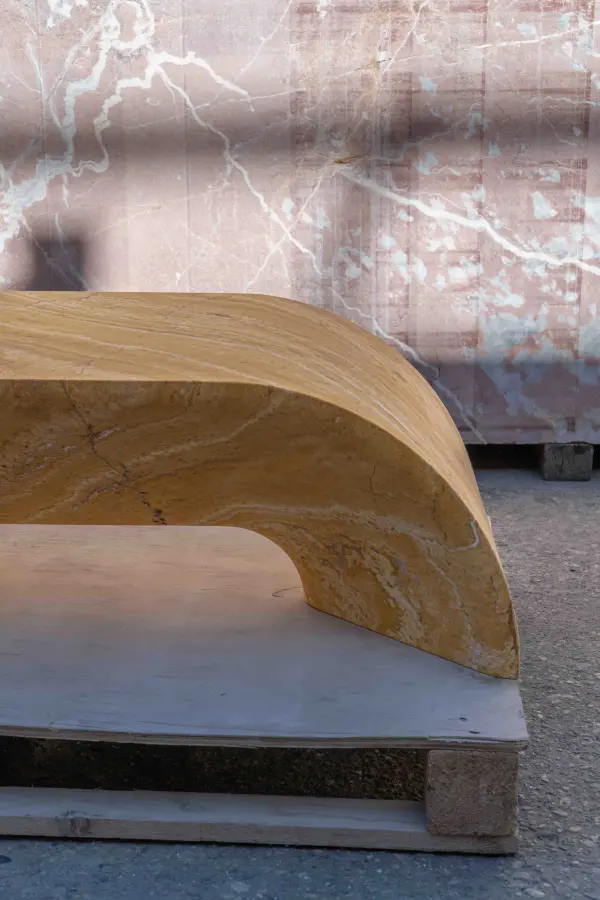 Tivoli marble coffee table, view 4