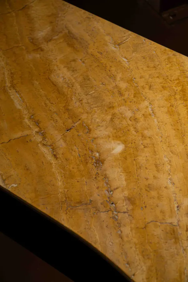 Tivoli marble console, view 3