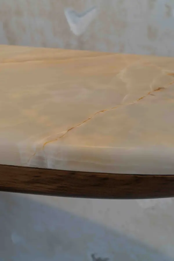 Volare marble console, view 5