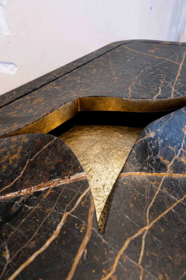 Vulcan freestanding marble washbasin, view 4
