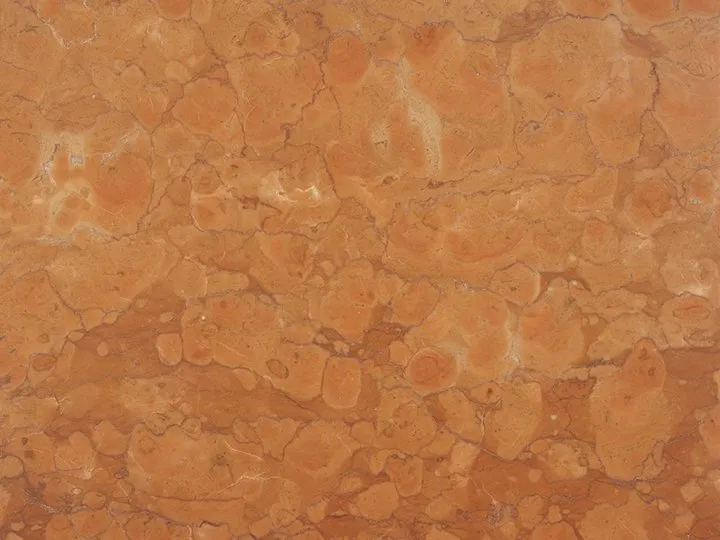 Rosso Verona red-brown marble flecked with fossils