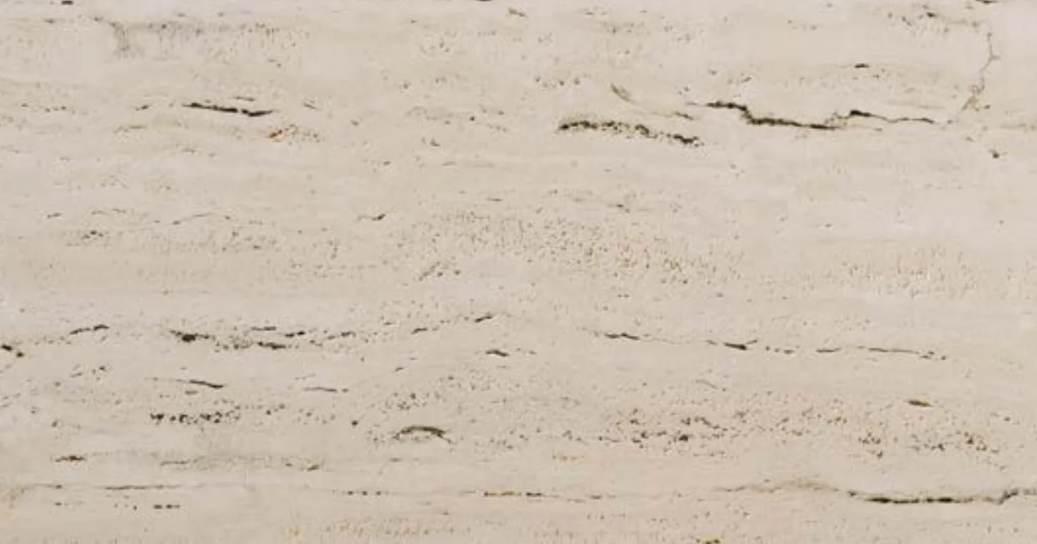 Crystal travertine, honed and unfilled