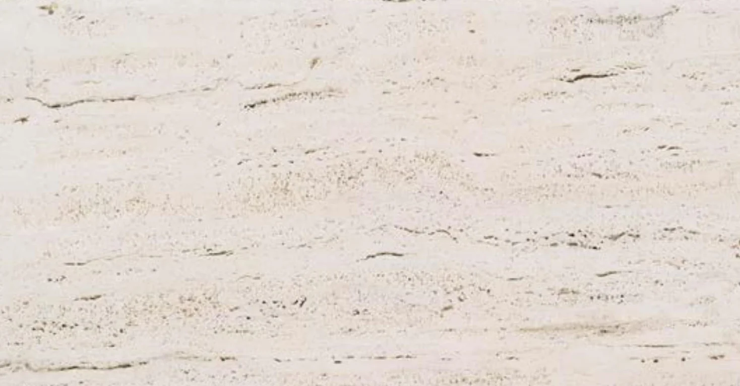 Crystal travertine, sandblasted