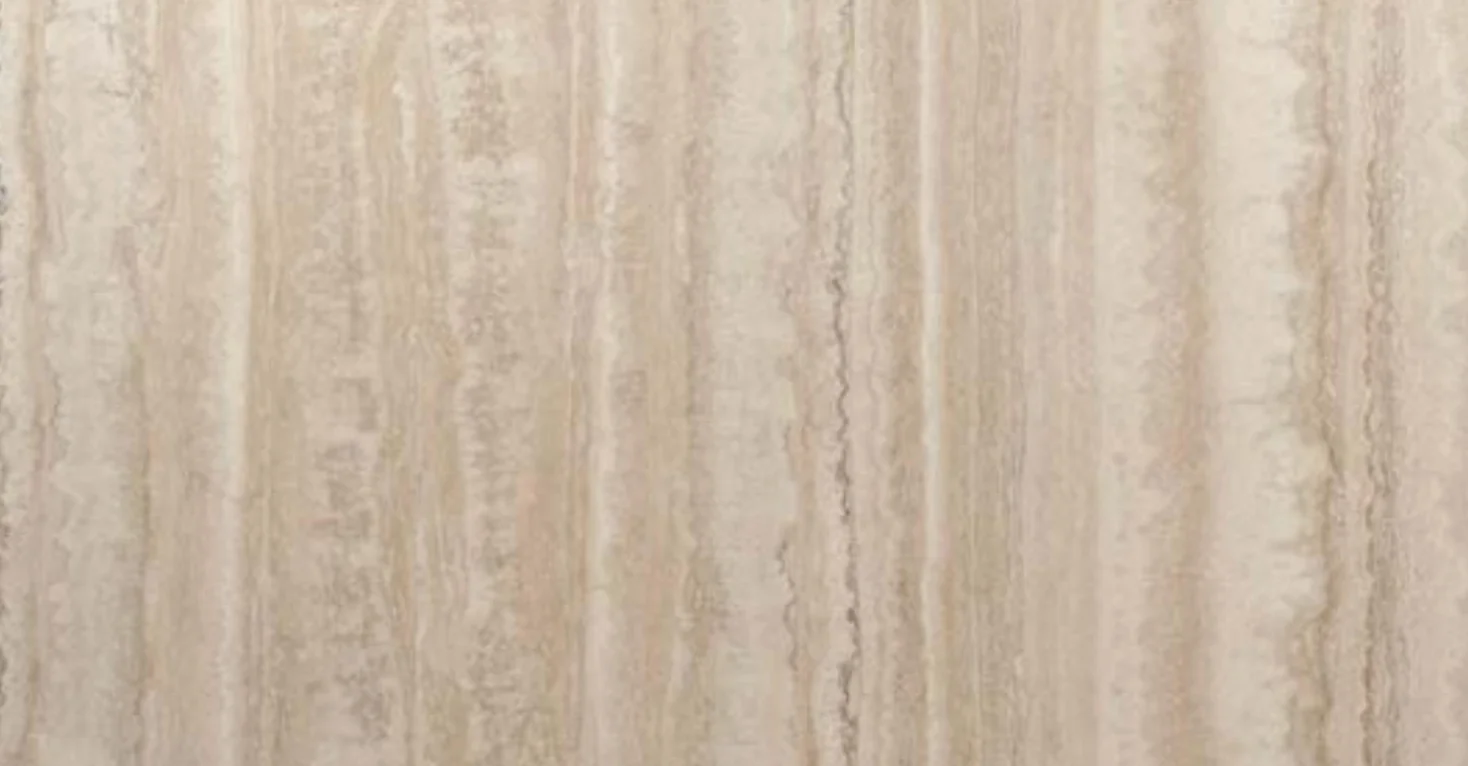 Fumo Bianco travertine, filled and honed
