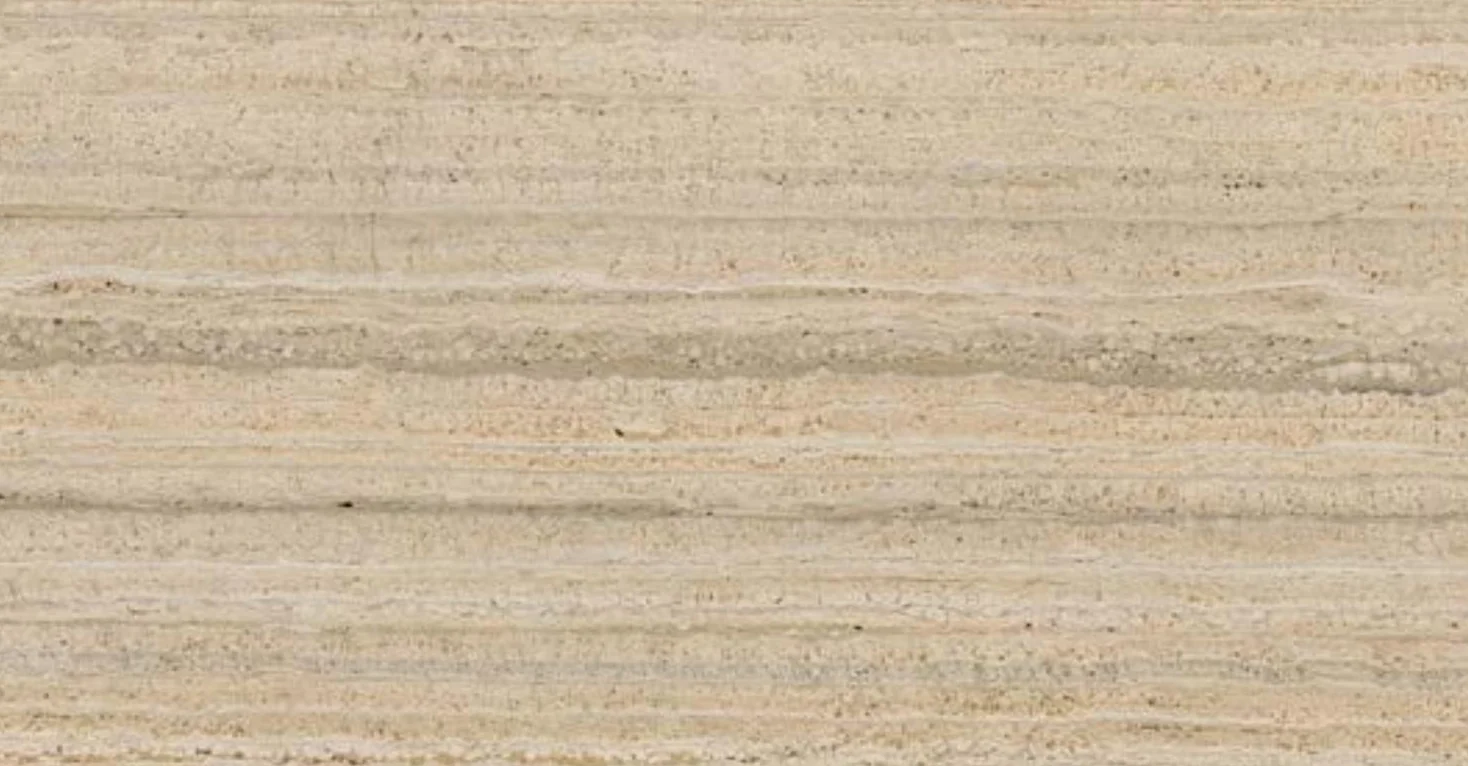 Silver Light travertine, waterjet
