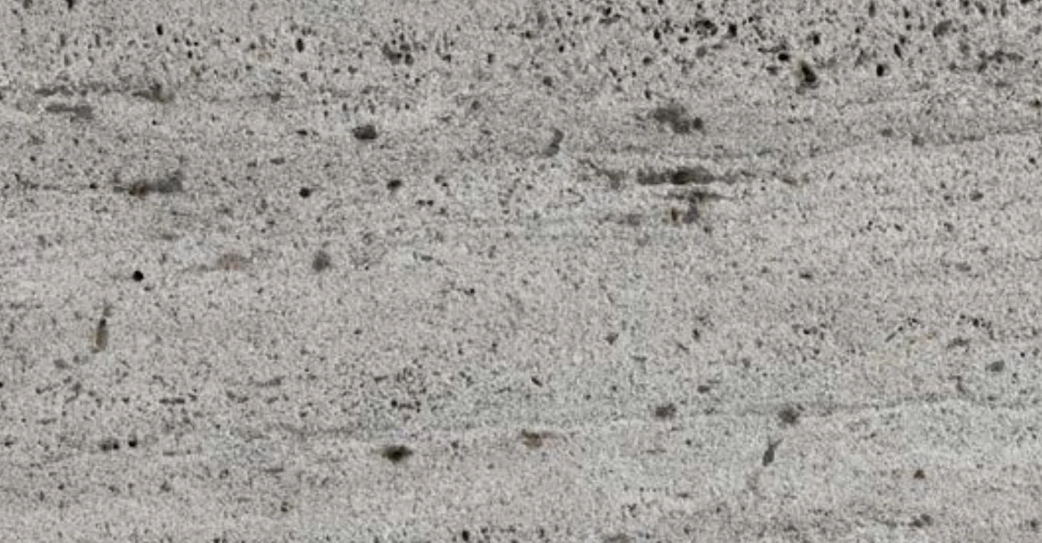 Titanium travertine, bush-hammered