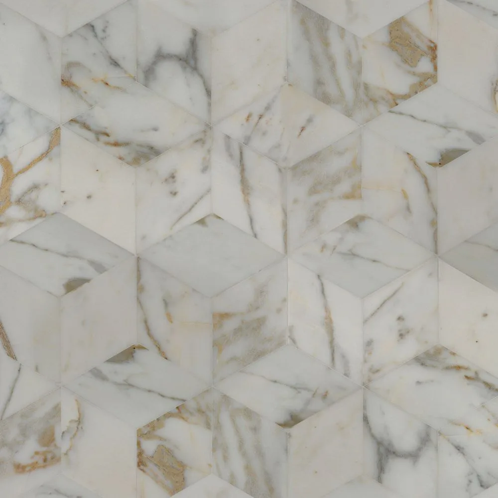 Calacatta Rhombus tile