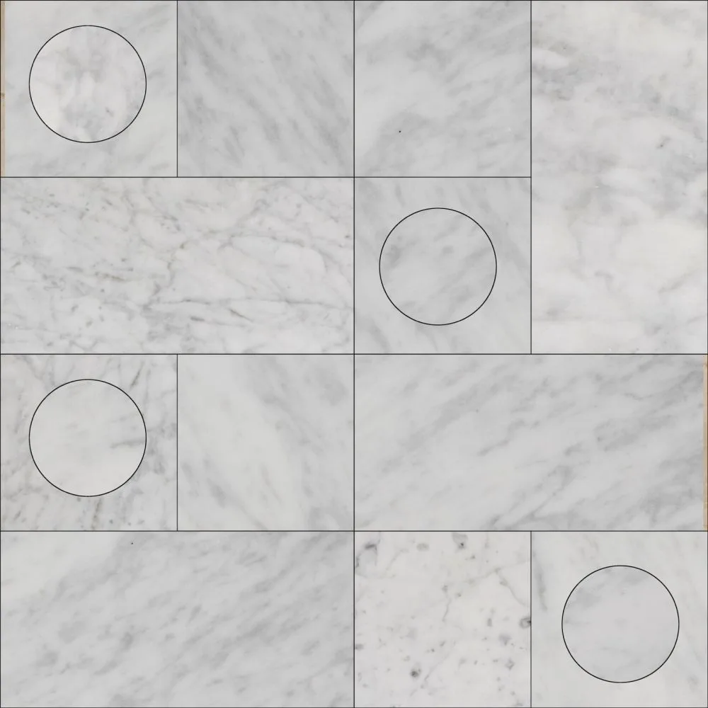 Bianco Carrara Tetris Module B