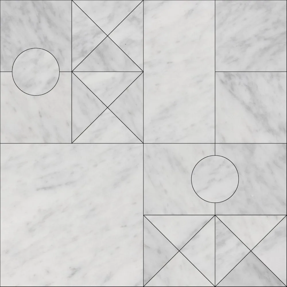 Bianco Carrara Tetris Module D