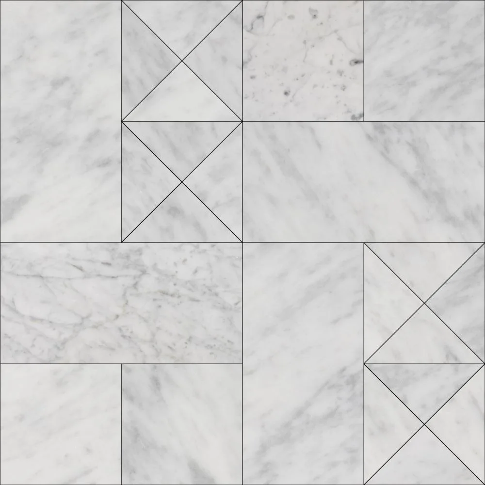 Bianco Carrara Tetris Module E