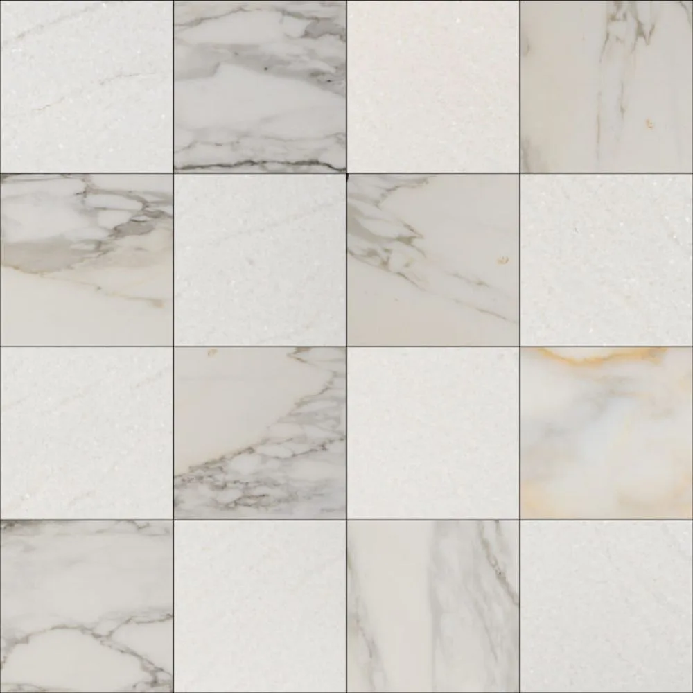Calacatta · Thassos Tetris Module H