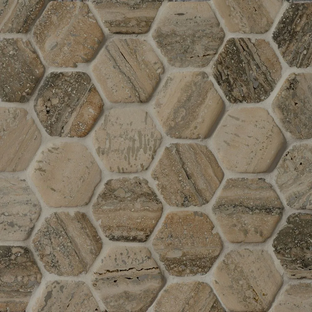 Silver Hexagon tile