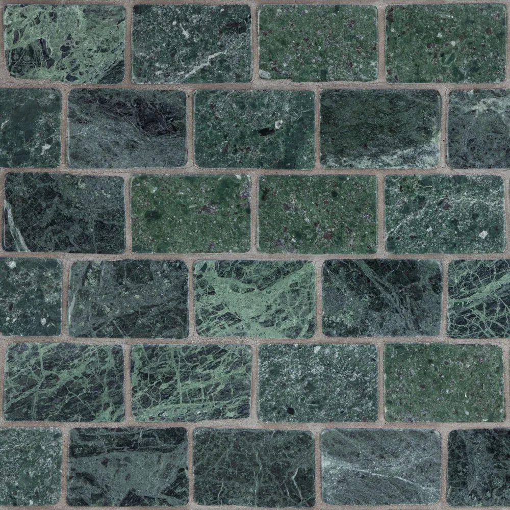 Verde Alpi Worn Subway tile