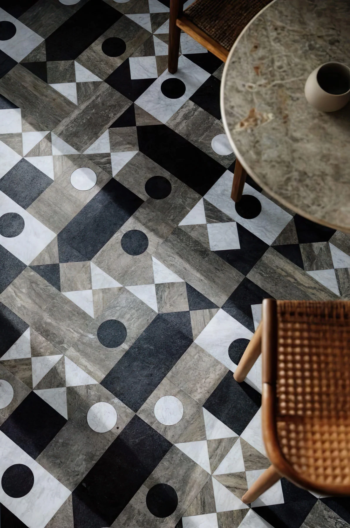 Marble Tetris composition